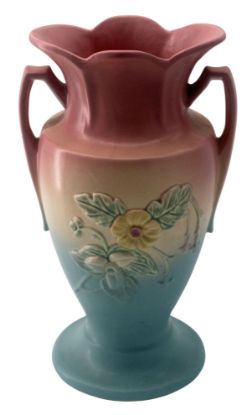 Picture of Vintage Hull Pottery Art Vase | Wild Flowers Pattern | 1-Antiques
