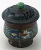 Picture of Antique Chinese Champleve Pot with Lid