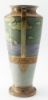 Picture of Nippon - Scenic Seascape Gilt Porcelain Vase