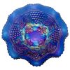 Picture of Antique Northwood Grape and Cable Bowl in Blue