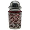 Picture of American - Sterling Overlay Cranberry Glass Muffineer