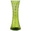 Picture of Antique Bohemian (Attributed) - Green Optic Swirl Enamel Decorated Vase