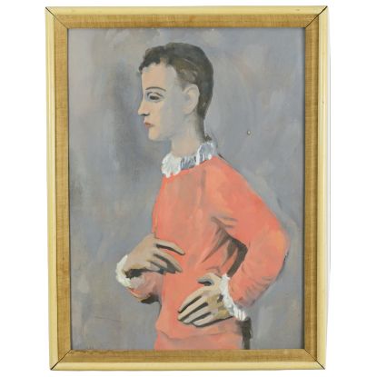 Picture of Boy in Harlequin Jacket, Pochoir after Picasso