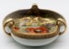 Picture of Hand-Painted Nippon Trefoil Dish with Three Gilt Handles