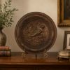 Picture of Henry Bonnard Bronze Co. (Attributed) - Allegorical Bronze Wall Charger Depicting Euterpe